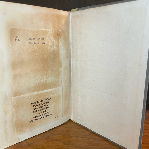 Vintage 1956  The Funny Men By Steve Allen Hardcover Book - Picture 5 of 7